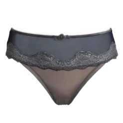 Cache CoeurCulotte de grossesse taille haute - bleu- Khali