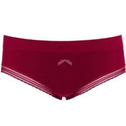 Cache CoeurCulotte de grossesse taille basse - rouge en viscose- Milk