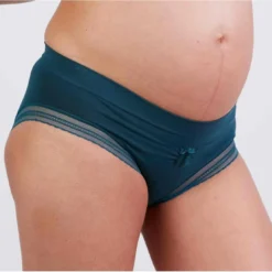 Cache CoeurCulotte de grossesse verte Cache-Cœur Lingerie en viscose- MILK