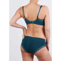 Cache CoeurCulotte de grossesse verte Cache-Cœur Lingerie en viscose- MILK