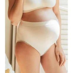 Cache CoeurCulotte de grossesse Blanc - Cache Coeur en coton- ORGANIC