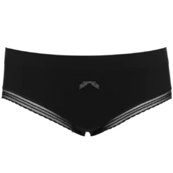 Cache CoeurCulotte de grossesse taille basse - noir en viscose- Milk