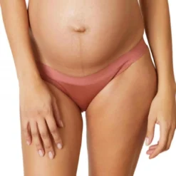 Cache CoeurCulotte de grossesse taille basse - Orange Cache Cœur Lingerie- SERENA