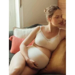 Cache CoeurCulotte de grossesse maxi rose Cache Coeur Lingerieen viscose- MILK