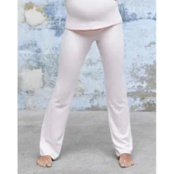 Cache CoeurPantalon de grossesse rose Cache Coeur Lingerieen viscose- SERENITY