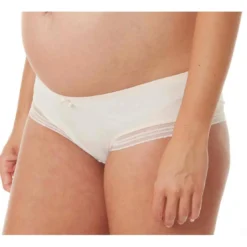 Cache CoeurShorty de grossesse rose Cache Coeur Lingerieen viscose- MILK
