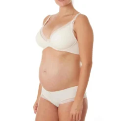 Cache CoeurShorty de grossesse rose Cache Coeur Lingerieen viscose- MILK
