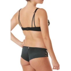 Cache CoeurShorty de grossesse noir Cache Coeur Lingerie - CLEO