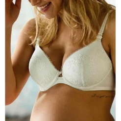 Cache CoeurSoutien-gorge allaitement push-up armatures ivoire Cache Coeur Lingerie - LOUISE