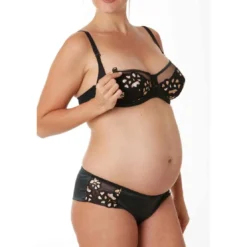 Cache CoeurSoutien-gorge allaitement armatures noir Cache Coeur Lingerie - CLEO
