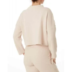 Cache CoeurSweat court maternité blanc Cache Coeur Lingerieen viscose- SWEETHOME