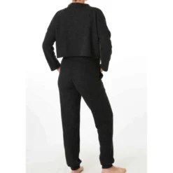 Cache CoeurSweat court maternité noir Cache Coeur Lingerieen viscose- SWEETHOME