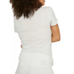 Cache CoeurT-shirt de grossesse et d'allaitement - Blanc - Cache Cœur Lingerie en coton bio- TROUSSEAU
