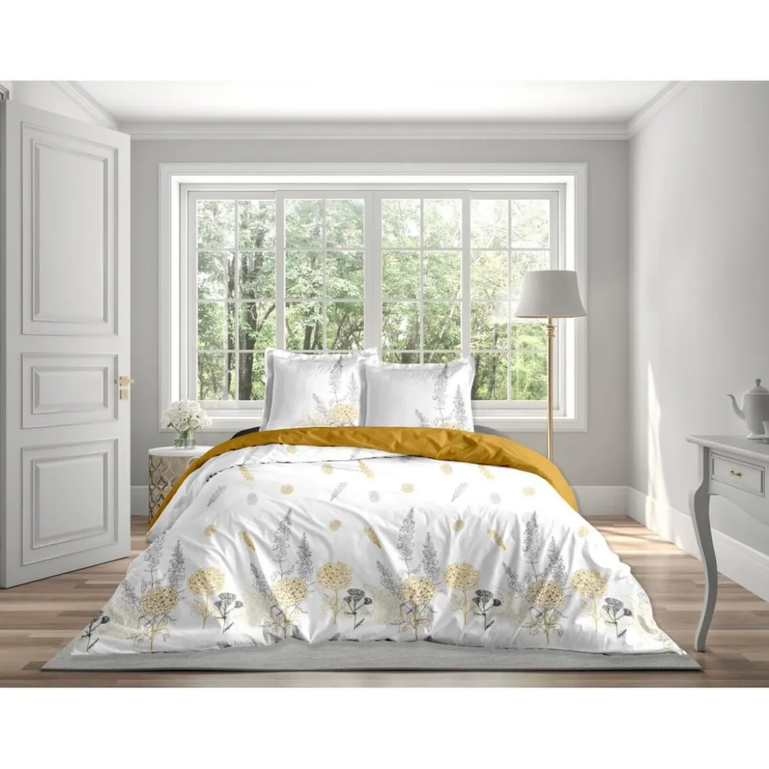 CalitexPARURE FRENCH CHIC GRIS OCRE + 2 TAIES