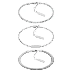 Calvin Klein BijouxBracelet Femme Calvin Klein Bijoux Ck Trio - 35000796 Acier Argent