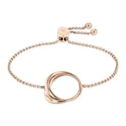Calvin Klein BijouxBracelet Femme Calvin KleinWarped Rings - 35000005 Acier Doré rose