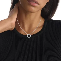 Calvin Klein BijouxCollier Femme Calvin KleinTwisted Ring - 35000306 Acier Argent