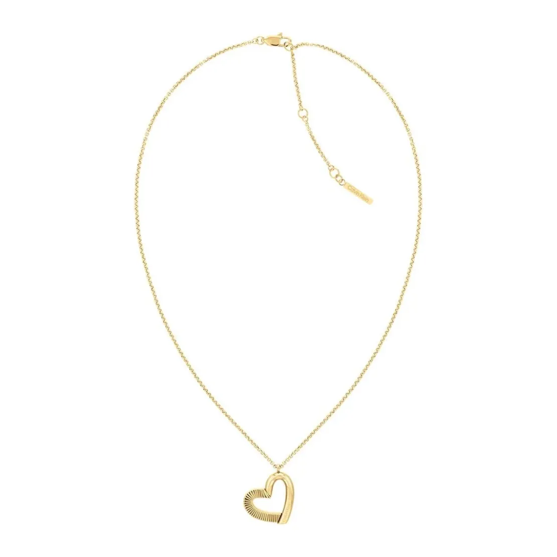 Calvin Klein BijouxCollier Femme Calvin KleinMinimalist Hearts - 35000385 Acier Doré