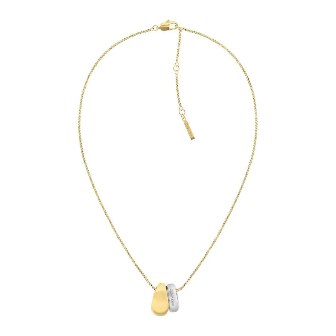 Calvin Klein BijouxCollier Femme Calvin KleinRefine - 35000617 Acier Argent, Doré