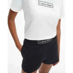 Calvin Klein UnderwearEnsemble pyjama top et short - Calvin Klein Underwear Noiren coton
