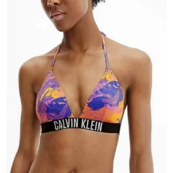 Calvin Klein UnderwearHaut de maillot de bain triangle - Bleu Calvin Klein EUROPE Underwear