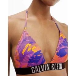 Calvin Klein UnderwearHaut de maillot de bain triangle - Bleu Calvin Klein EUROPE Underwear
