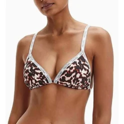 Calvin Klein UnderwearHaut de maillot de bain triangle - Marron Calvin Klein EUROPE Underwear