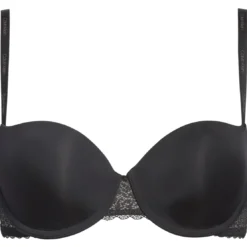 Calvin Klein UnderwearSoutien-gorge coques armatures noir en nylon- FLIRTY