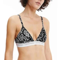Calvin Klein UnderwearSoutien-gorge triangle sans armatures - Noir Calvin Klein EUROPE Underwear en coton