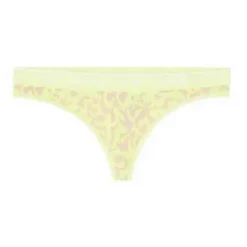 Calvin Klein UnderwearString - Calvin Klein Underwear Jaune en coton