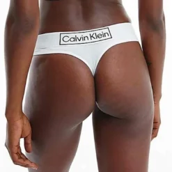 Calvin Klein UnderwearString - Calvin Klein Underwear Blancen coton