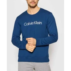 Calvin Klein UnderwearSweatshirt à manches longues Homme - Bleu Calvin Klein Underwear en coton