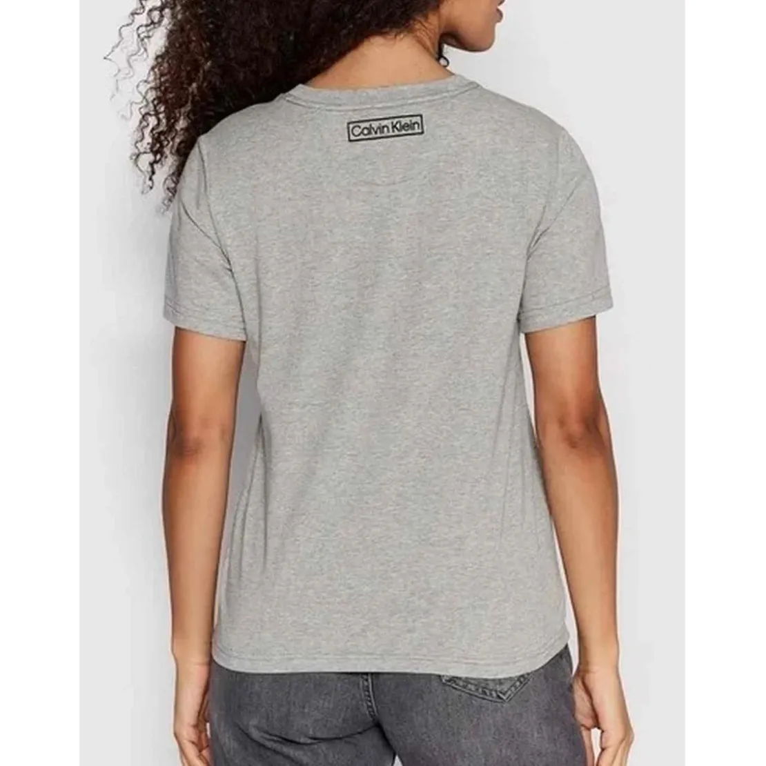 Calvin Klein UnderwearT-shirt col rond à manches courtes - Calvin Klein Underwear Grisen coton