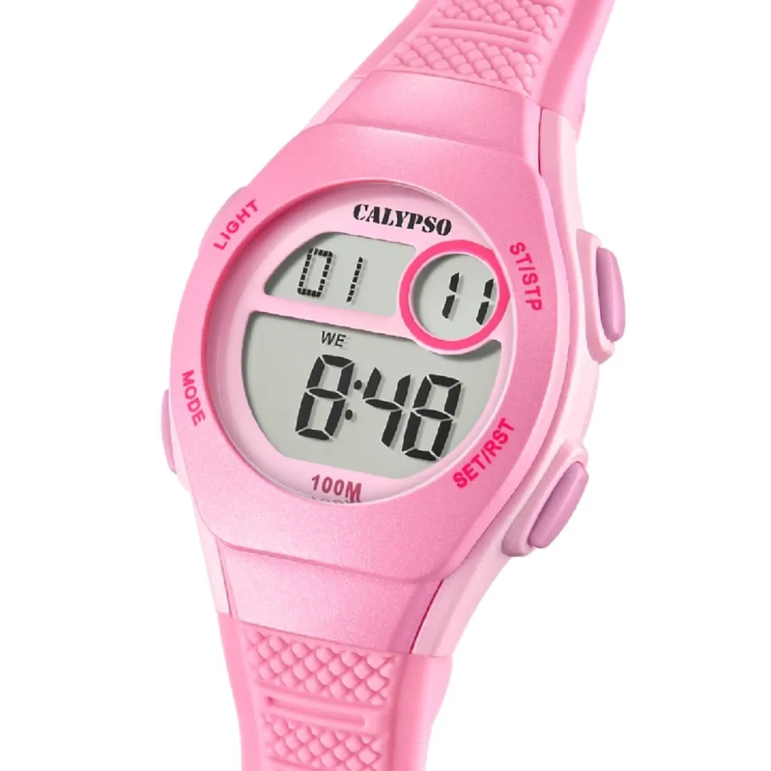 CalypsoMontre Femme Calypso Junior Collection - K5831-3 Bracelet Silicone Rose