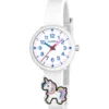 CalypsoMontre fille Calypso My First Watch - K5844-1 Bracelet Silicone Blanc