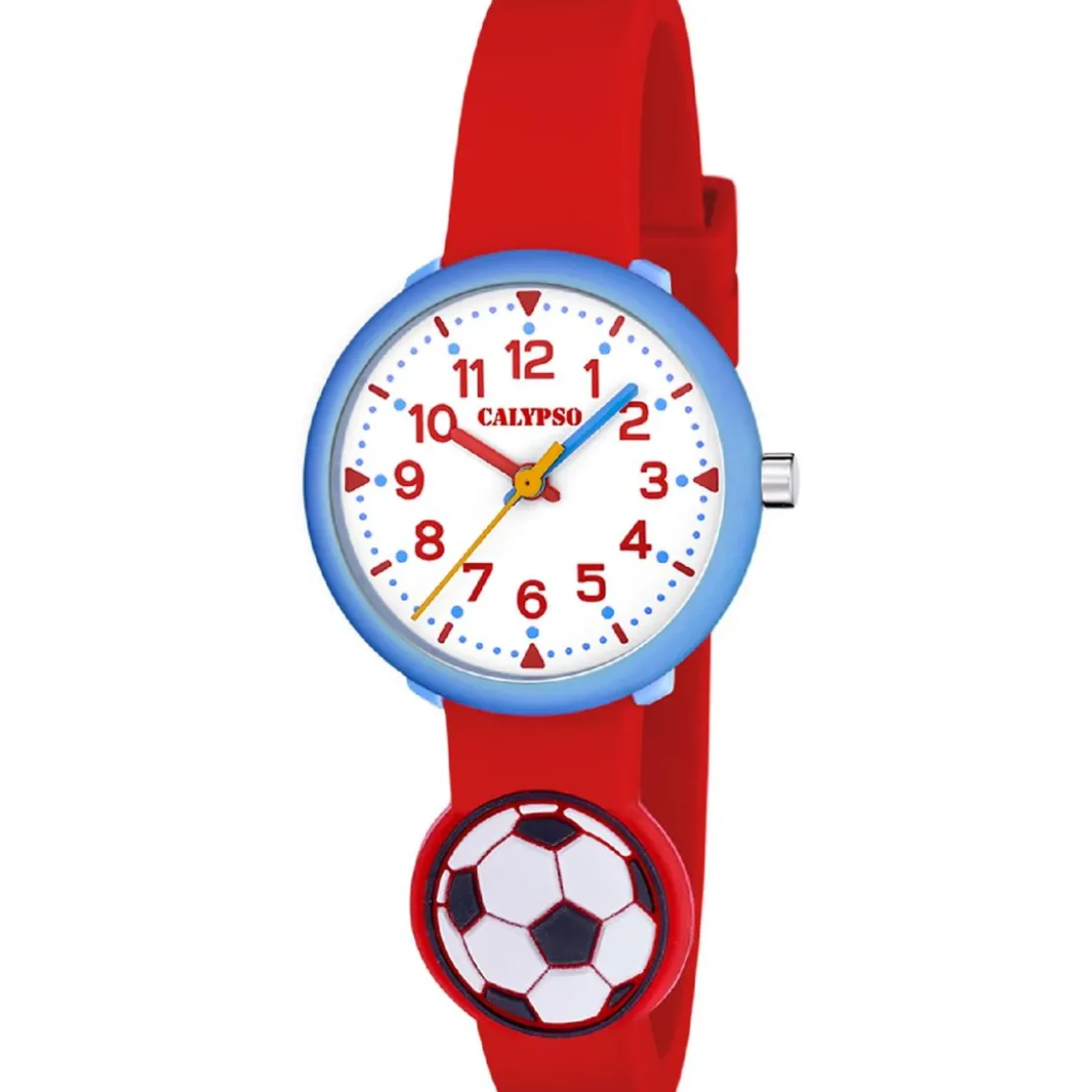 CalypsoMontre garçon Calypso My First Watch - K5845-4 Bracelet Silicone Rouge