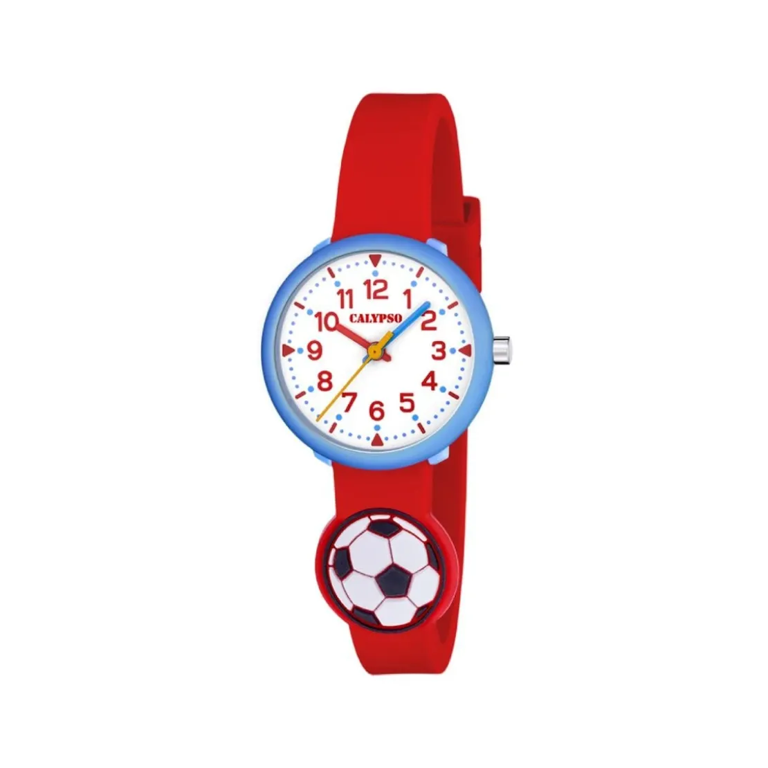 CalypsoMontre garçon Calypso My First Watch - K5845-4 Bracelet Silicone Rouge