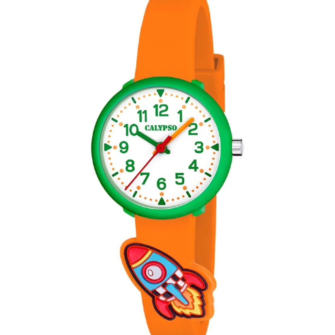 CalypsoMontre garçon Calypso My First Watch - K5845-3 Bracelet Silicone Orange