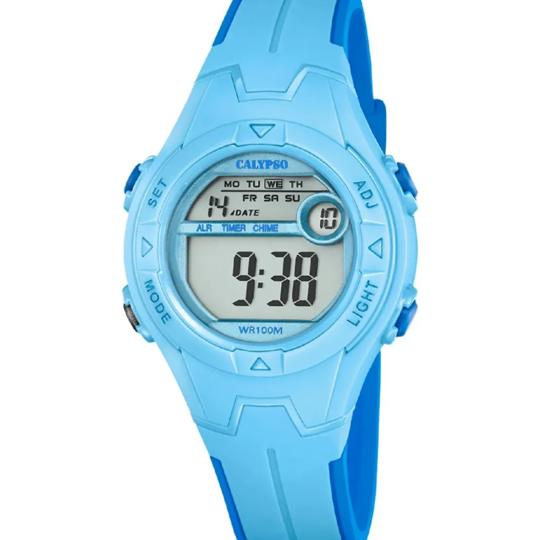 CalypsoMontre Mixte Calypso Junior Collection - K5849-2 Bracelet Silicone Bleu