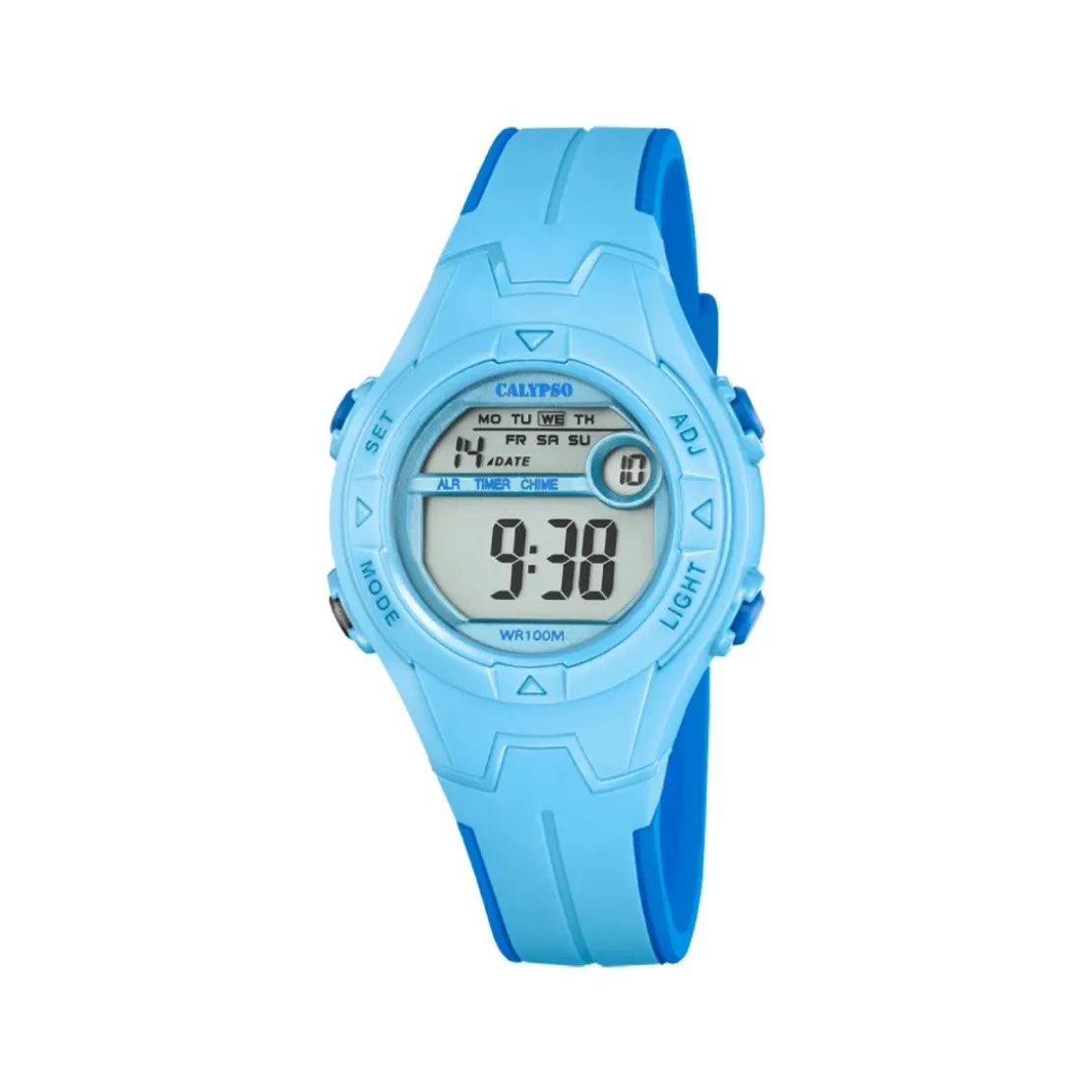 CalypsoMontre Mixte Calypso Junior Collection - K5849-2 Bracelet Silicone Bleu