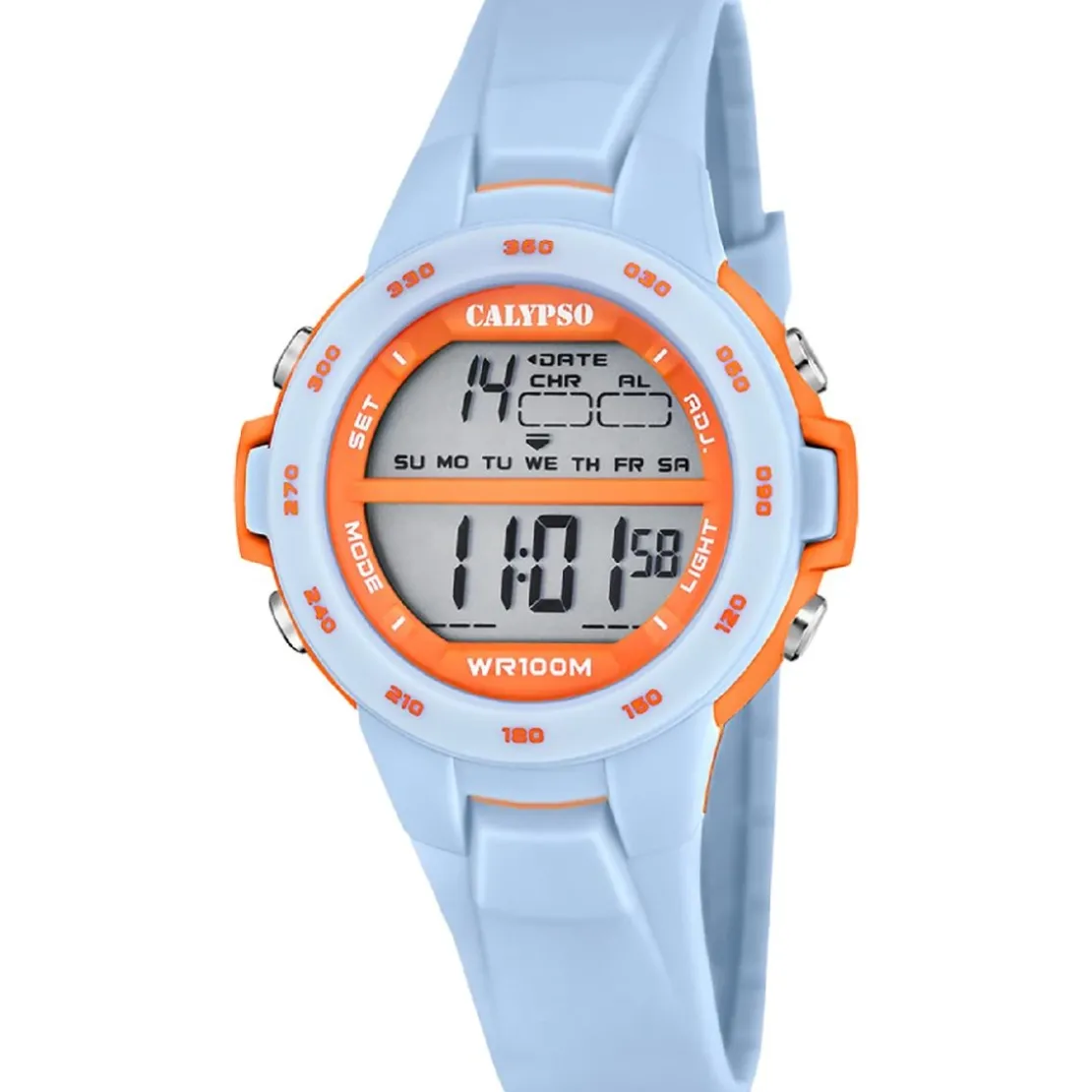CalypsoMontre Mixte Calypso Junior Collection - K5850-2 Bracelet Silicone Bleu