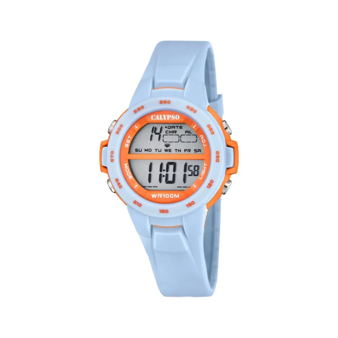 CalypsoMontre Mixte Calypso Junior Collection - K5850-2 Bracelet Silicone Bleu