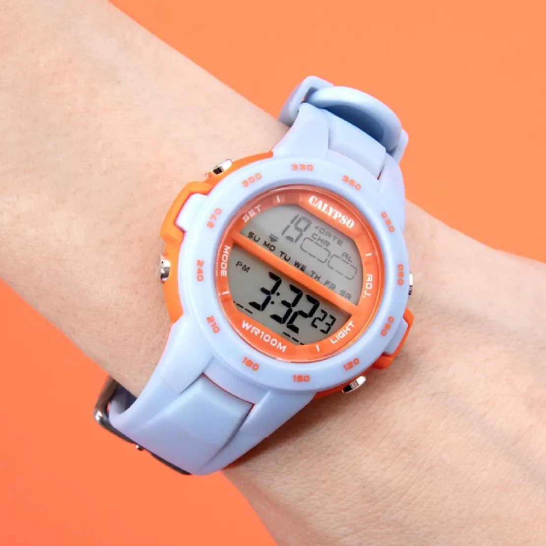 CalypsoMontre Mixte Calypso Junior Collection - K5850-2 Bracelet Silicone Bleu