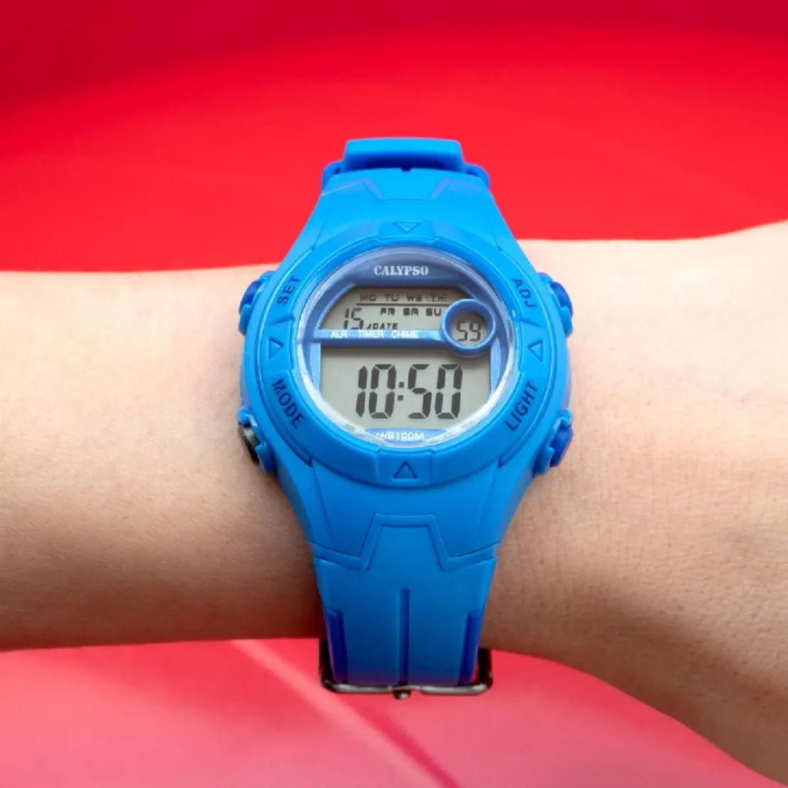 CalypsoMontre Mixte Calypso Junior Collection - K5849-5 Bracelet Silicone Bleu