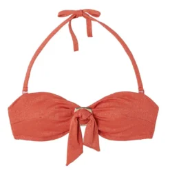 Camille Cerf x Pomm PoireHaut de maillot de bain bandeau orange Maui-Maui