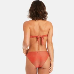 Camille Cerf x Pomm PoireHaut de maillot de bain bandeau orange Maui-Maui