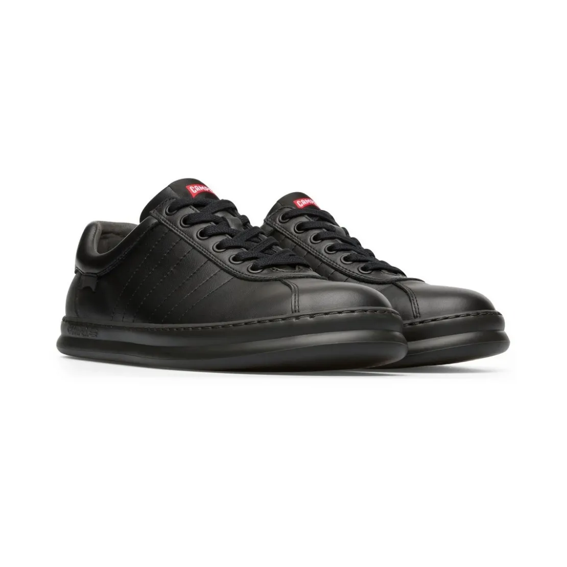 CamperBaskets Runner noir en cuir