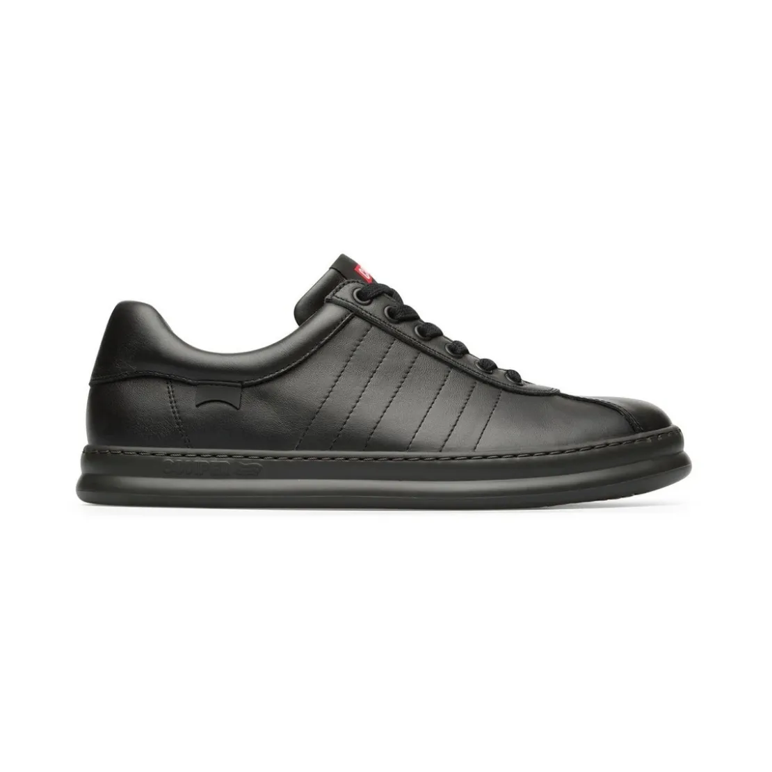 CamperBaskets Runner noir en cuir