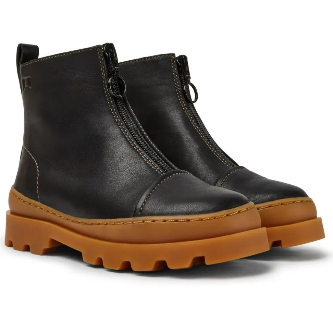 CamperBottes enfant - Brutus Kids noir en cuir