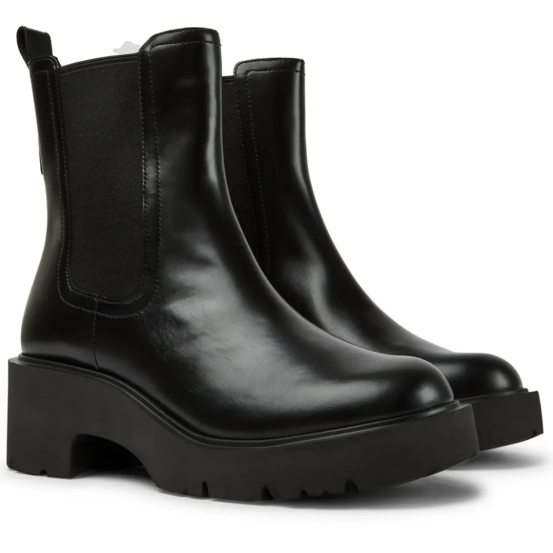 CamperBottes Femme - Milah bordeaux en cuir